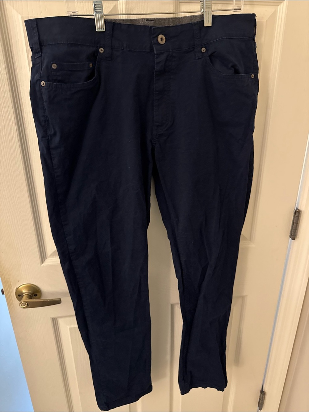 Members Mark 36x32 Classic Navy Slim Pants